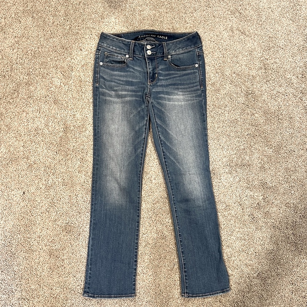 American Eagle super stretch Artist Crop jeans 4 Long. New without tags.